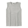 Summer New Fashion Cotton Solid Color Vest Youth Loose Comfortable Sports Casual Vest