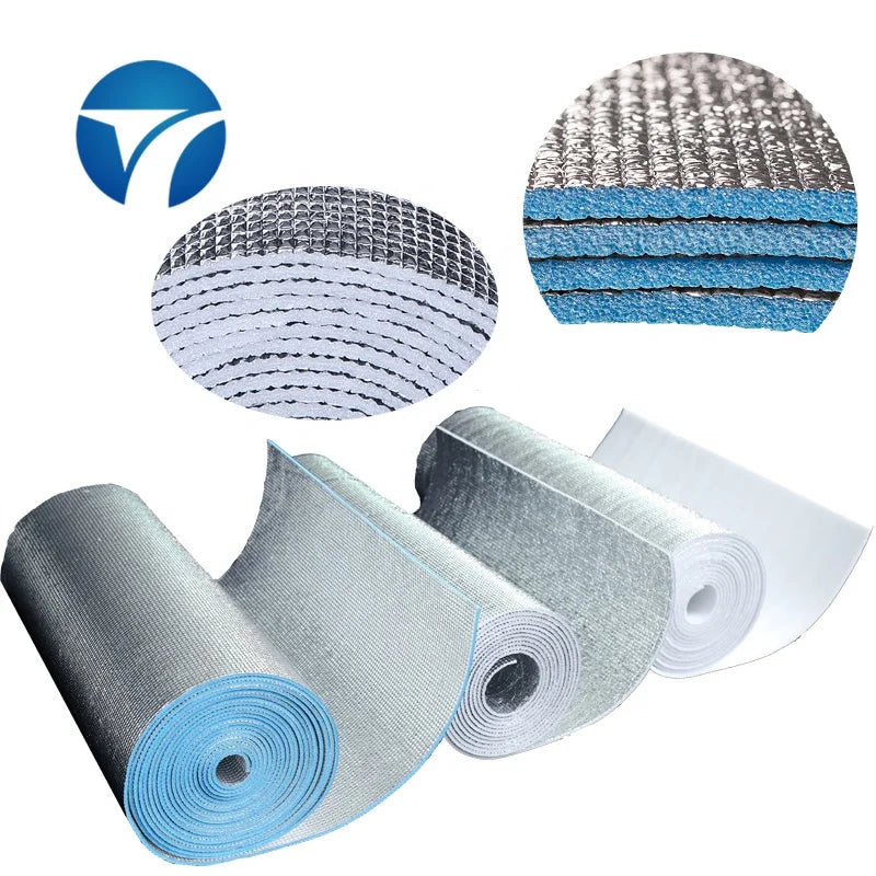 Lightweight 5mm Foam Roof Insulation Heat Resistant Aluminum Foil for Modern Construction and Warehouse Application
