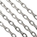 Guangzhou Wholesale Supply 304/316 Stainless Steel Hardware Welded Chain for Transmission Zinc-Finish Alloy Chain Iron