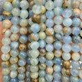 Gems Natural Blue Calcite Beads 4mm 6mm 8mm 10mm round Loose Gemstone Beads Onyx Stone for Jewelry Making