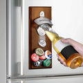 Custom Logo Kitchen Corkscrew Wall Mounted Zinc Alloy Hanging Beer Openers Bar Accessories