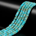All Types of Beads Blue Sea Sediment Imperial Jasper Beads 3x6mm 3x10mm Rondelle Stone Beads for Earrings Making