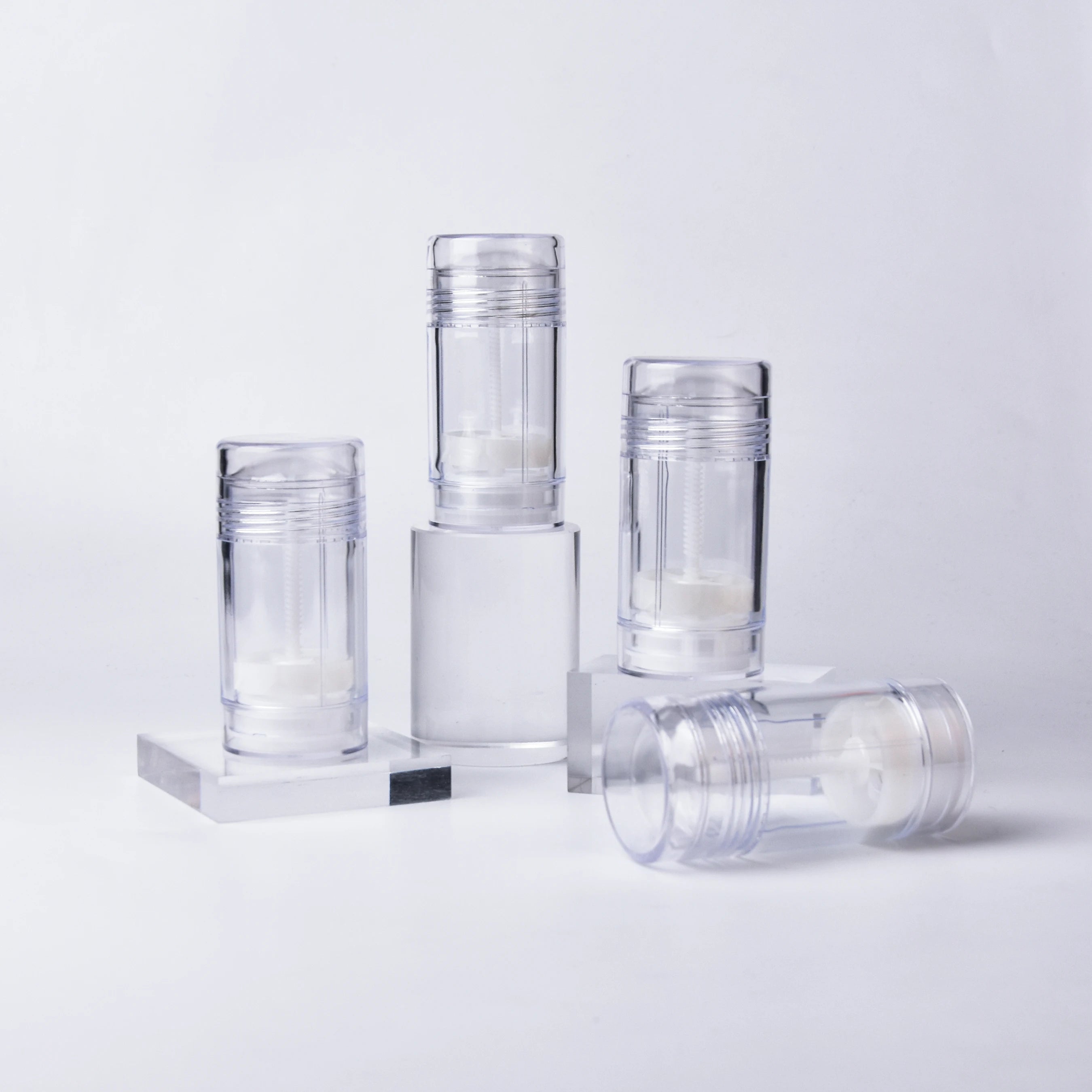 75ml  Cylindrical Antiperspirant Deodorant Mud Smear-type Anti-mosquito Cream Bottle Pump Sprayer Silk