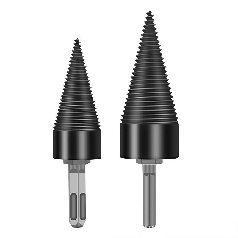 32/42mm Double Flute Hexagonal Hammer Drill Bit for Metal Processing Firewood Splitting & Twist Screw Cones Bit