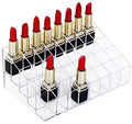European Modern Acrylic Lipstick Organizer Eco-Friendly Rectangle Makeup Display Holder Lipgloss Lip Gloss Holder Organizer