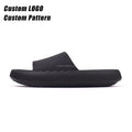 BreezeStep Dropshipping Soft EVA Pillow Slides Thick Platform Casual Anti-Slip Indoor Summer Cloud Slippers Open Breathable Home