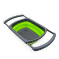 Kitchen Essentials Vegetable Fruit Collapsible Colander Over the Sink Colander Strainer Basket With Extendable Handle