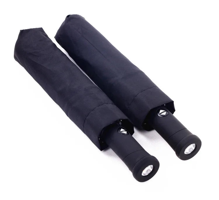 LED Umbrella with Led Auto Open/close Light up Umbrella Folding Torch Handle LED Umbrella