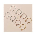 GP Earrings Hooks New Trendy S925 Sterling Silver French Ear Ring Hook for Permanent Jewelry Making Wholesale