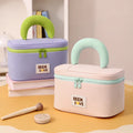 Women's Portable Large Capacity Travel Pouch Makeup Bags Eco-Friendly Nylon Cosmetic Bag Zipper Available Colorful Designs
