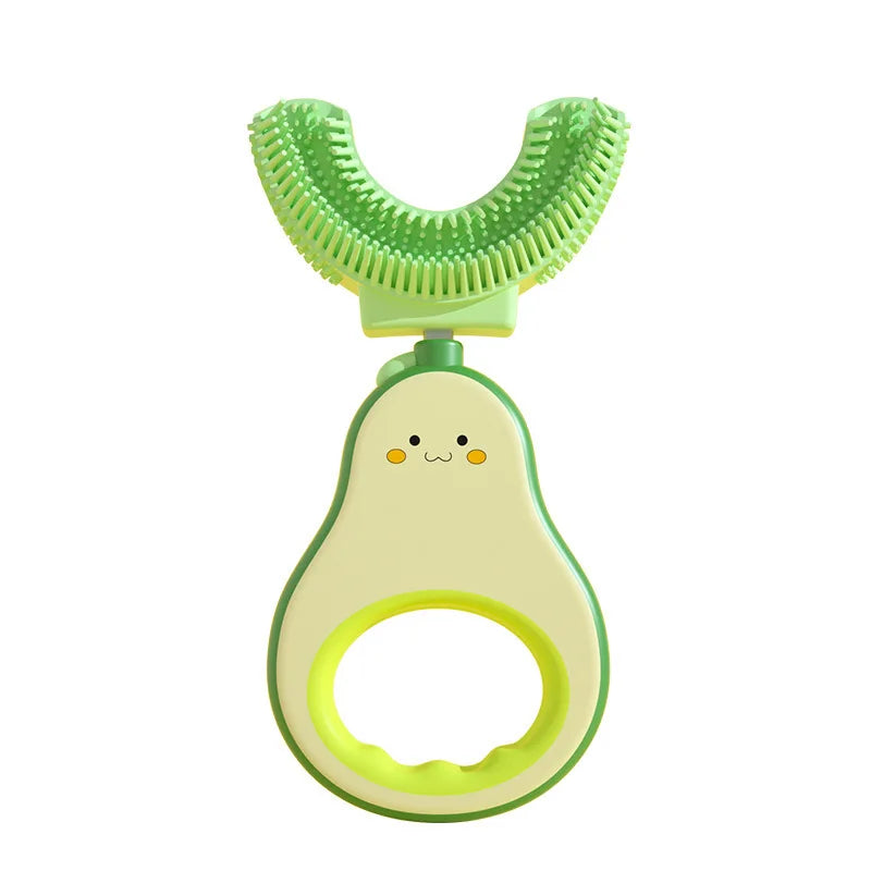 360 Oral Teeth Cleaning Design U-Shaped Toothbrush for Kids Age 2-12