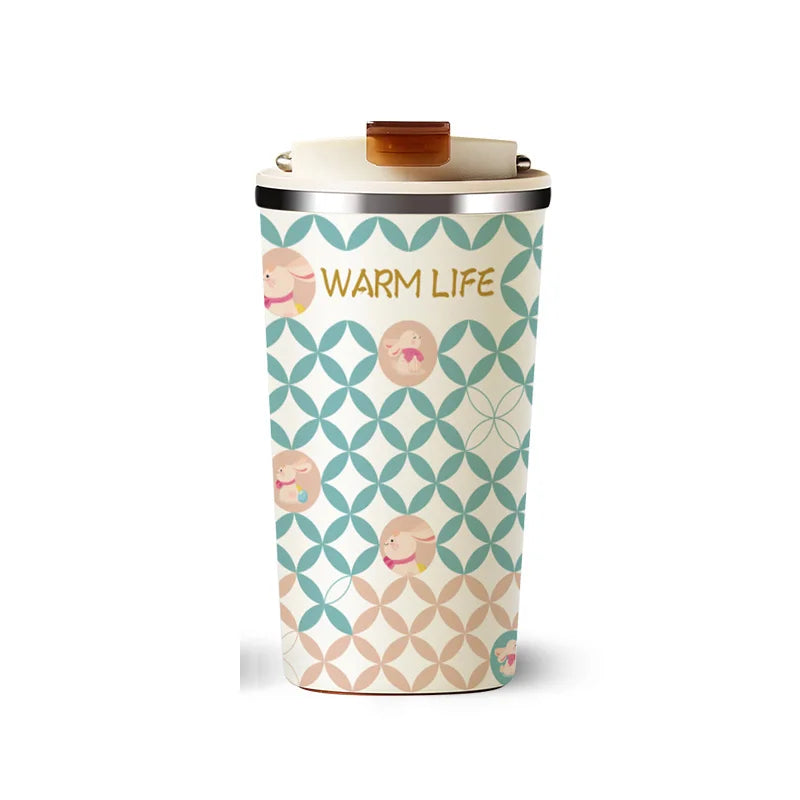 Wholesale Bulk 400ml Stainless Steel Tumbler Custom Logo Insulated Travel Mug for Coffee for On-The-Go Drinking