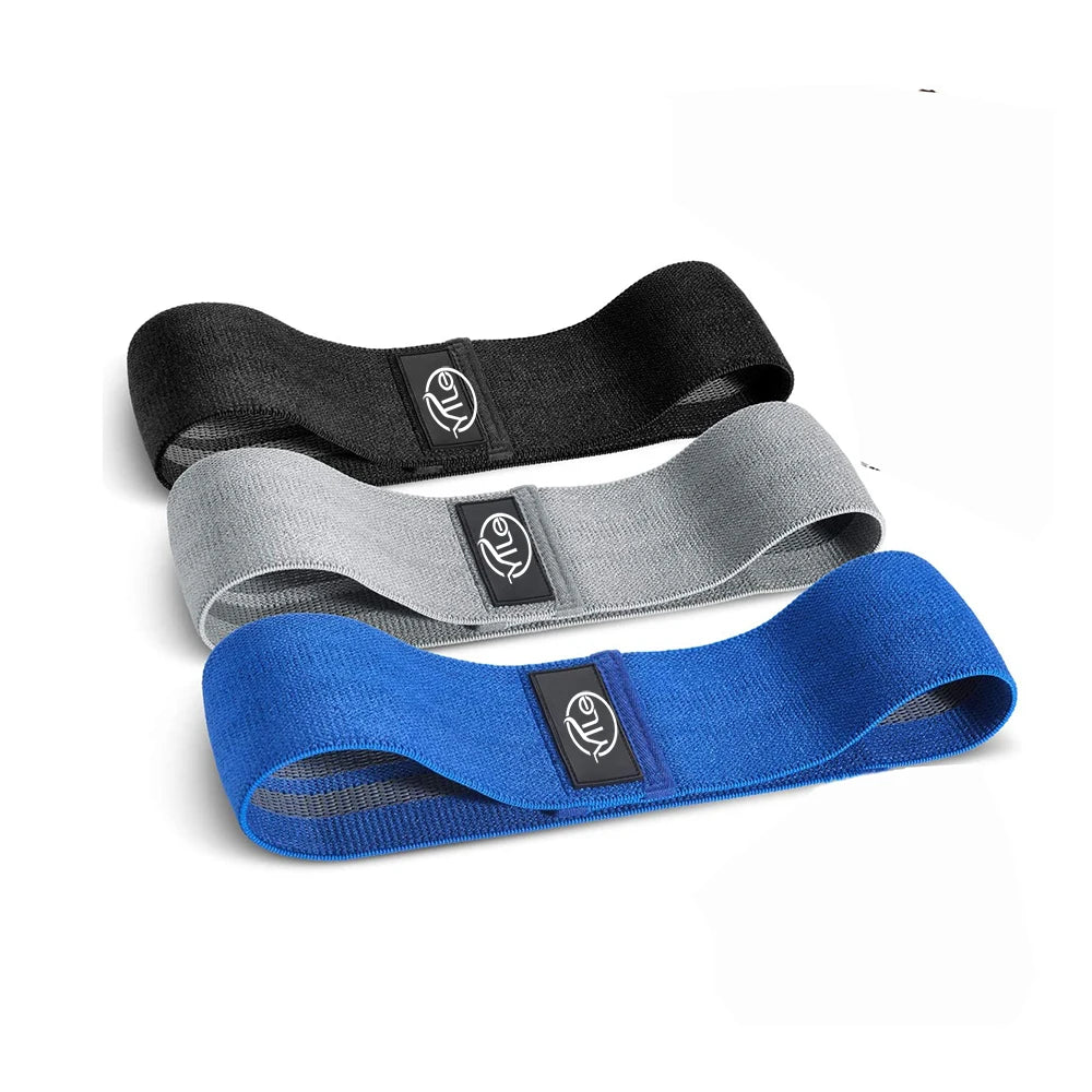 High Elastic Fitness Hip Legs Resistance Band Set for Indoor Exercise