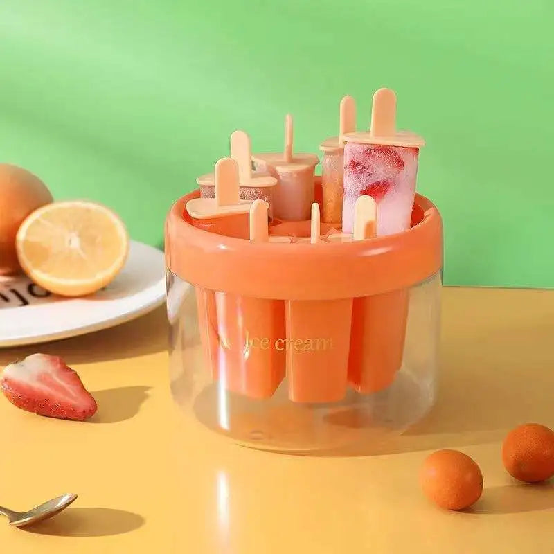 Plastic Ice Cream Mold DIY Dessert Popsicle Moulds Tray Ice Cube Maker Homemade Tools Summer Party Supplies