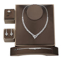 Fashion Jewelry Set Women Wholesale Luxury Dubai Cubic Zirconia Jewelry Set Bridal Casting Jewelry BN8544