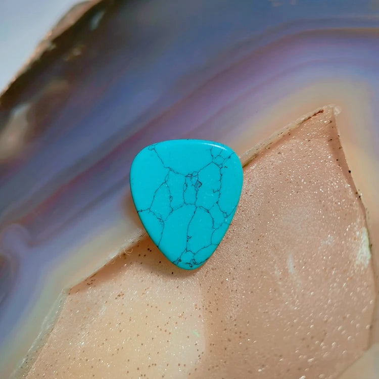 2026 Crystal Guitar Picks Blue Turquoise Colorful Guitar Picks Custom