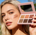 Custom High Pigment Vegan DIY Bronze Highlighter Contour Palette Wholesale Cruelty-Free Face Private Label Contour Powder Makeup