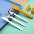 Portable 304 Stainless Steel Camping Picnic Tableware Set Travel Outdoor Cutlery Set with Silicone Case