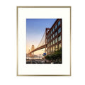 Menu Advertising Display A0/A1/A2/A3/A4 Aluminum Gold Poster Frame with Customer Photo Printing Service