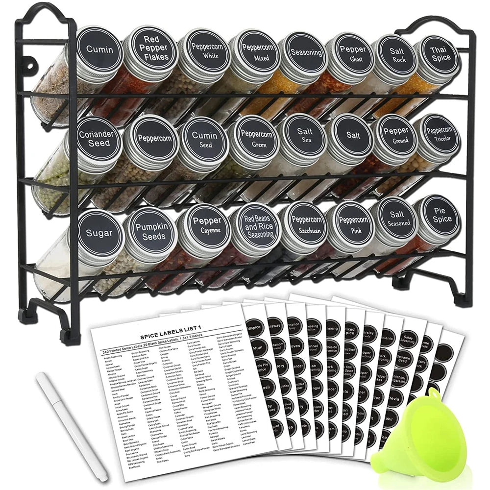 Manufacturer's 2-Tier Lazy Susan Non-Skid Metal Turntable Spice Rack Folding Storage Holder Kitchen Organization Shelf Organizer