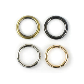 Meetee H2-1 26mm Alloy O Ring Buckle Customized Round O Shape Ring Luggage Bag Hardware for Handbag Strap Circle Buckles Fitting