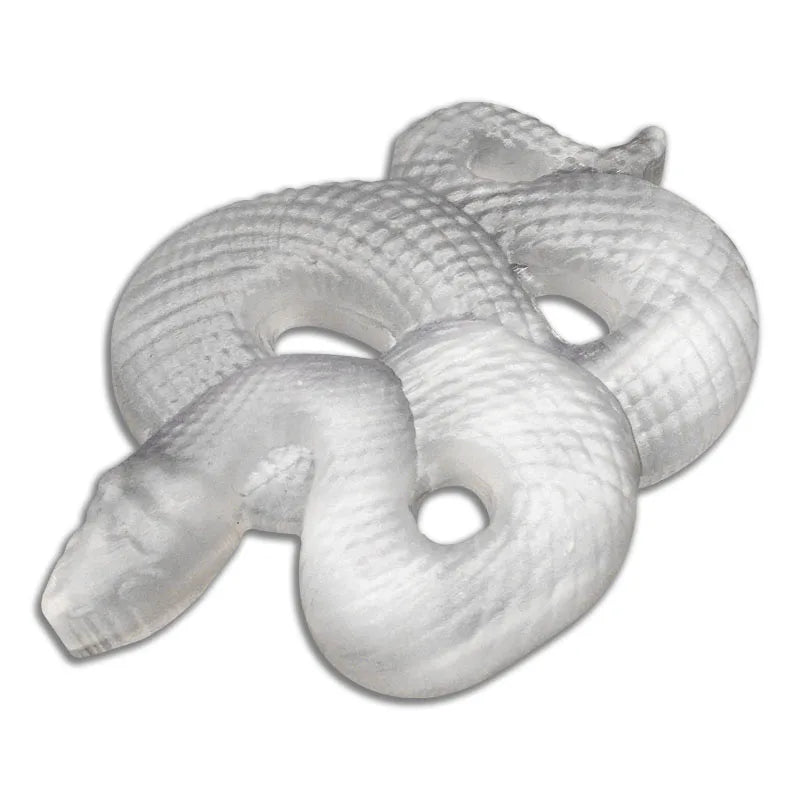 Wholesale Natural Selenite Hand Carved Big Snake Healing Crystal 14cm Selenite Animal Snake for Decoration
