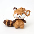 New Design Handmade Squirrel Keychain Crochet Animal  Pendant Bag Hanging Accessories Keyring