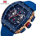 MINI FOCUS 0399 Men's Watch High Quality Quartz Watch for Men with Chronograph Date Luminous Hands Male Waterproof Wristwatch