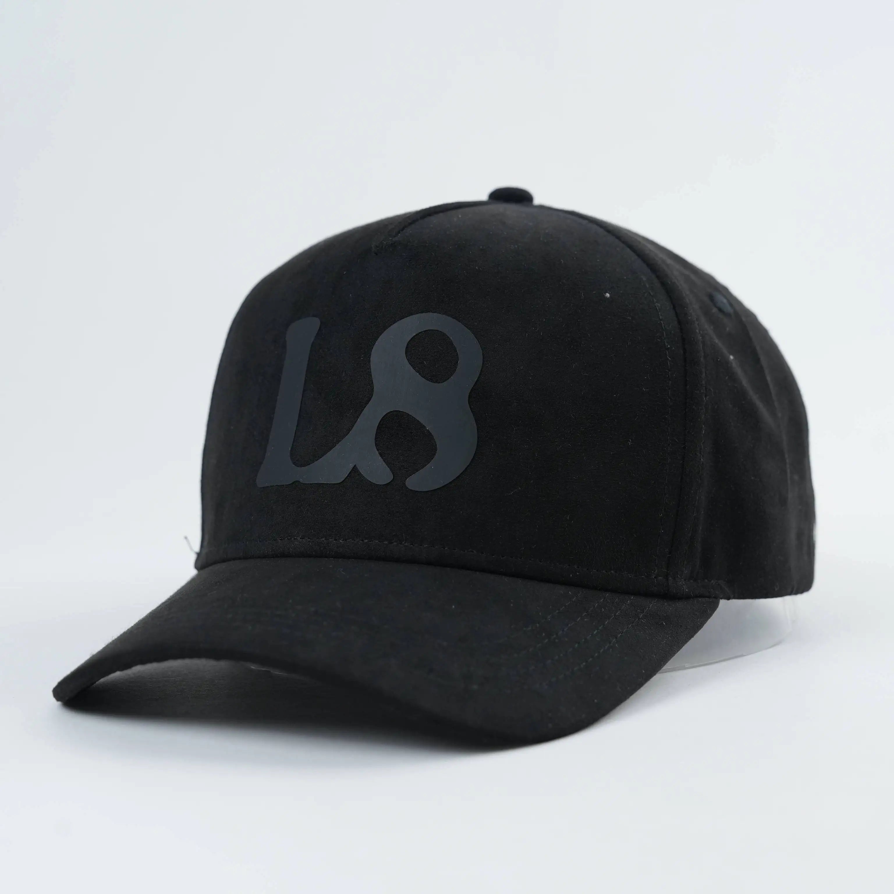 Hot Selling 5 Panels Baseball Hats Add Your Own Design Golf Cap Suede Material Curved Brim Outdoor Hats