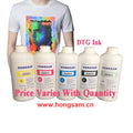 Hongsam Direct to Garment Water Based Cmyk White 5colors Pigment Printing Inks Dtg Inks