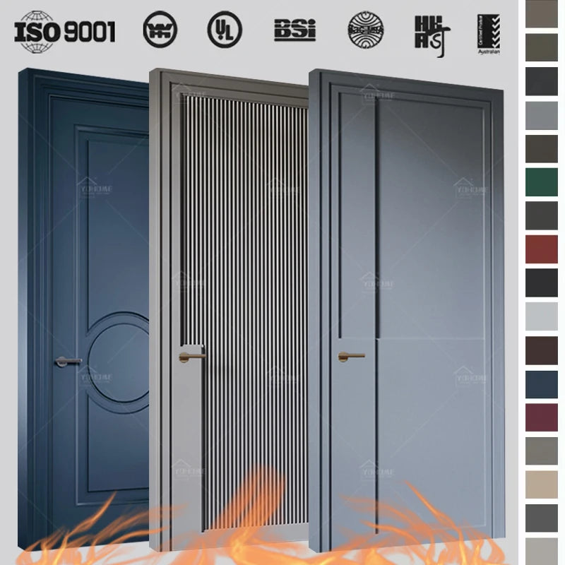 China Top Quality Fire Door Manufacturing Custom Internal Wooden Doors Uk Certified Wooden Internal Fire Door Uk