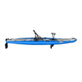 Water Racing Pedal Kayak Inflatable Surfboard Pedal Style Float Paddleboarding Beginner Water Skateboard