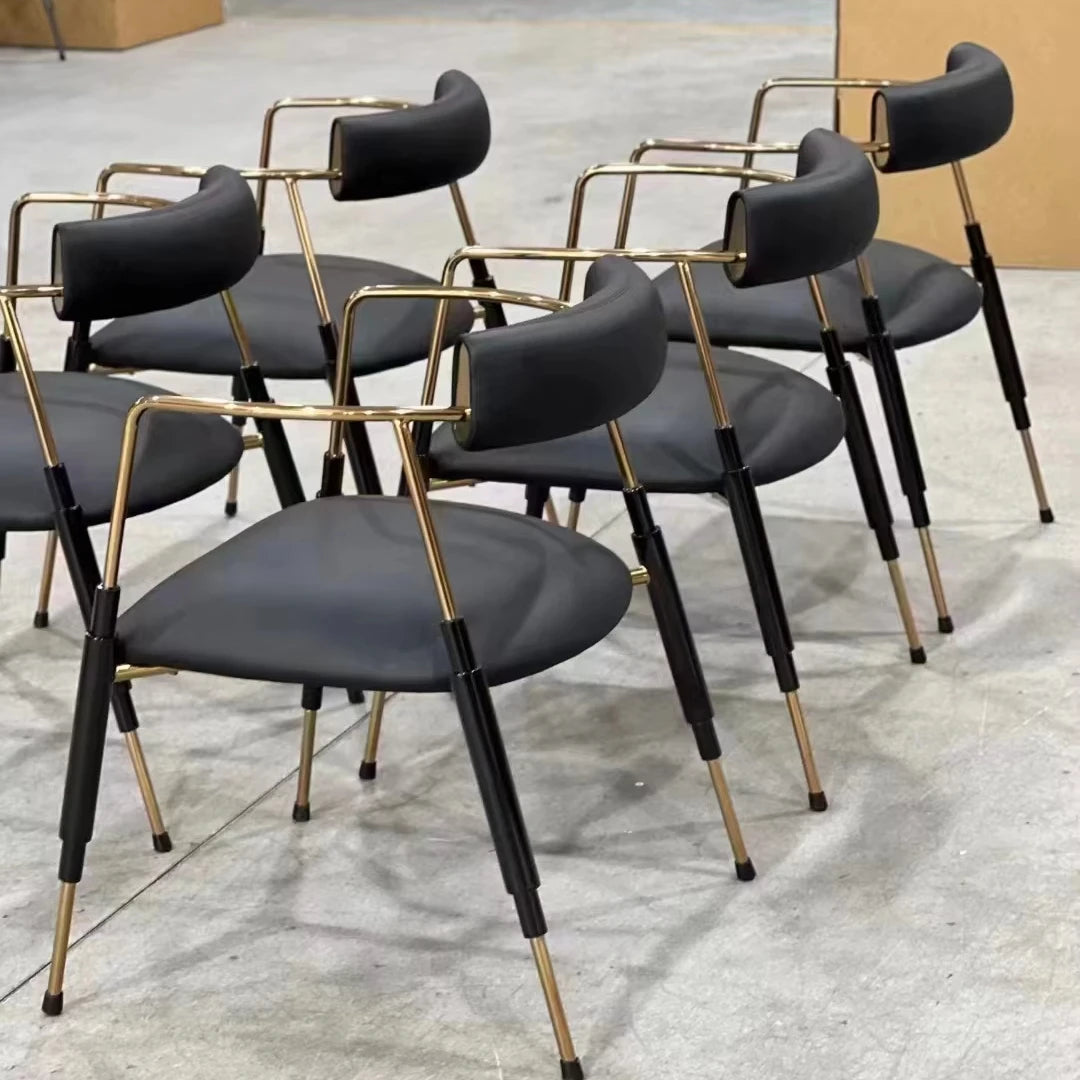 Luxury Design Restaurant Modern Fabric Dinning Pink Accent Dining Velvet Chairs Quantity Top Metal Lead Packing Room Chairs