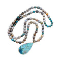 Boho Chic Natural Stone Pendant Fashionable Jewelry for Women's Necklaces Bracelets for Weddings Gifts Inspired Christian