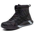 DianSen Comfortable Winter Warm Steel Toe Causal Breathable Anti-smashing Outdoor Safety Boots