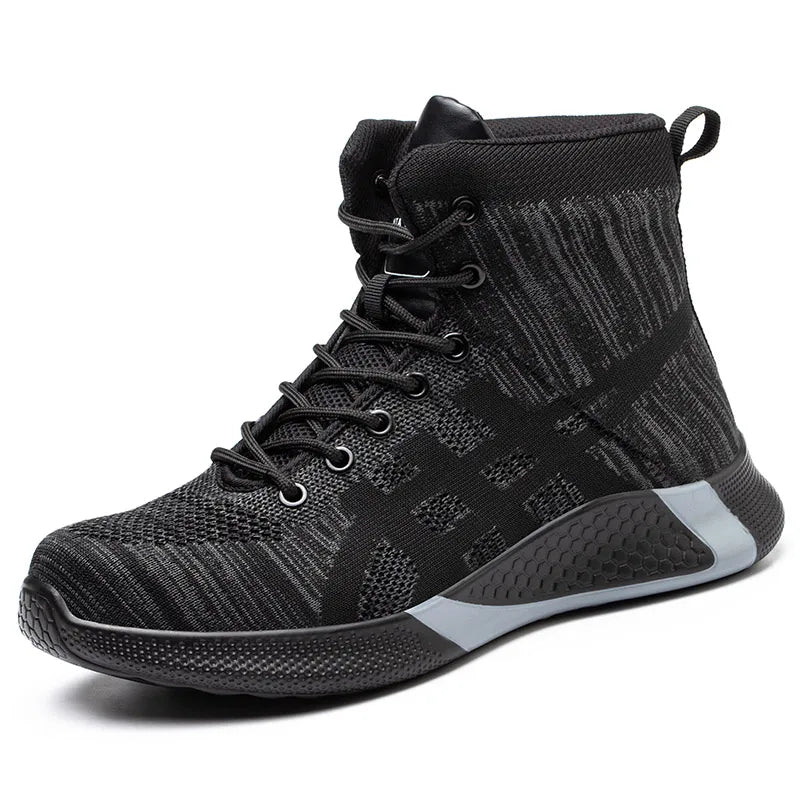 DianSen Comfortable Winter Warm Steel Toe Causal Breathable Anti-smashing Outdoor Safety Boots
