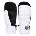Custom Winter Insulated Snowboard Ski Gloves Touch Screen Puffer Mitten with Hydrolysis Resistant PU Polyester Material Mittens