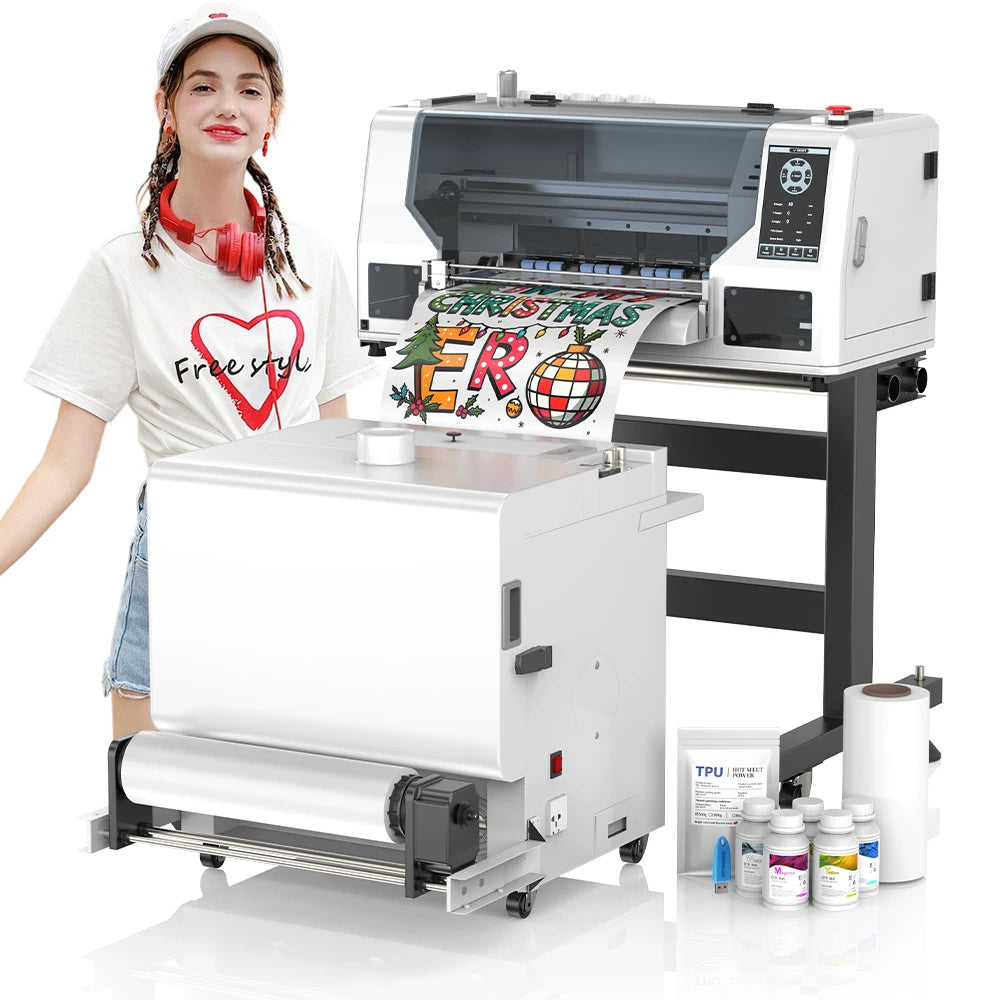 Hot Sale Fast Shipping DTF Transfer Printer Powder Shaking Machine 33cm DTF Printer Free Online Training With XP600 Head