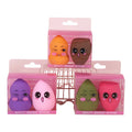 STOCK PVC Transparent Box Package Cute Facial Color Makeup Egg Puff Non Latex Cosmetic Sponge Powder Puff