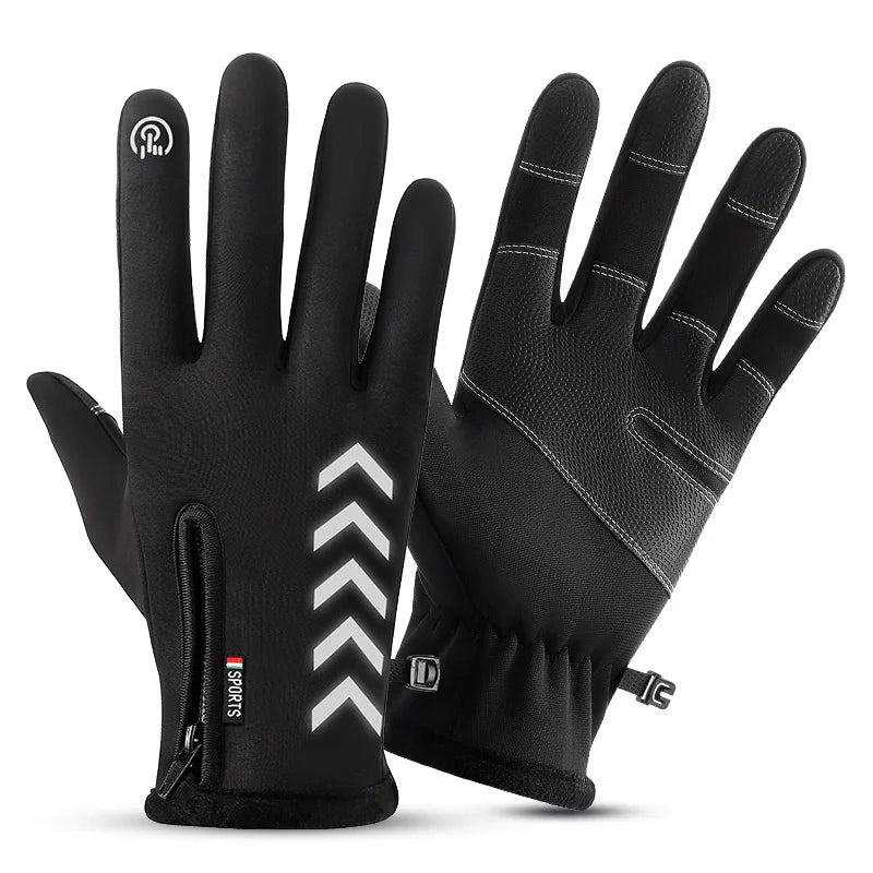 Cheap Cold-proof Warmth Touch Screen Man Windproof Waterproof Bicycle Winter Sports Gloves