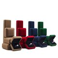 SSeeSY Luxurious LED Light Bracelet Necklace Ring Custom Velvet Jewelry Gift Cases Box Packaging