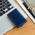 Unique Styles Men Wallets Custom Leather Card Holder Trifold Wallet Pop up Wallets