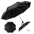 New Design Gradient 21/23/25 Inch Umbrella Automatic Open 3 Folding Compact Umbrella Mini Sunscreen Customized logo