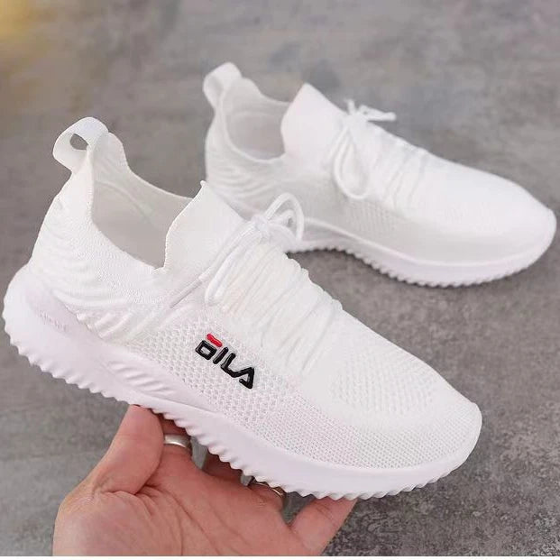 Hongyan New Female Flying Woven Low Top Net Casual Shoes All Match Sports Women's Shoes