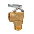 3/4 Inch NPT American Standard Lead-Free Water Heater Safety Ball Valve 150 Psi Brass Pressure Relief Control Valve