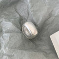925 Sterling Silver Chunky Rings Jewelry Popular Design Dome Band Ring Women