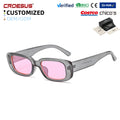 Trendy Y2K UV400 PC Frame Retro Fashion Shape Gafas De Sol Designer Custom Lunette De Soleil Small Square Sunglasses for Unisex MegaBDM