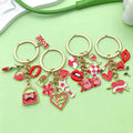 Valentine's Day Gift I Love You Keychain Sweet Heart Magic Wand Rose Cherry Blossom Love Key Chains Charm Pendant Woman Keychain
