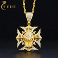 Custom Personalized Rapper Jewelry 925 Silver Prong Setting VVS Moissanite Skull Pendant Iced Out Diamond Hip Hop Jewelry