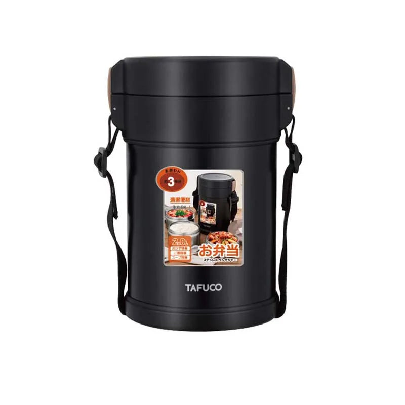 Factory Price Eco-friendly Three Container Double Wall Stainless Steel Vacuum-Insulated Thermos Lunch Box Hot Sale